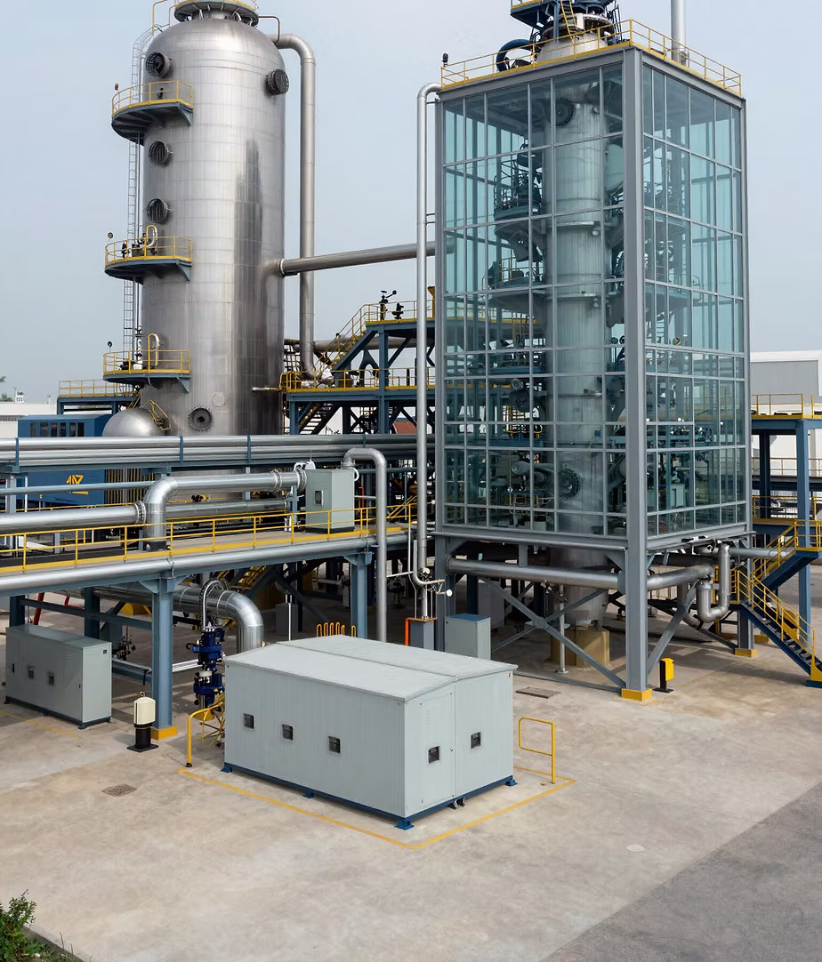 Industrial processing facility with engineered safety structures